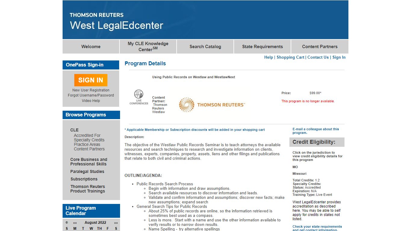Using Public Records on Westlaw and WestlawNext Live ...